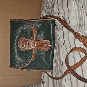 Vintage dooney and bourke satchel green